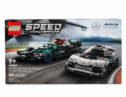 Set de Construcción de Auto Deportivo y Monoplaza de Carreras, 564 Piezas, Colección de Vehículos de Competición.