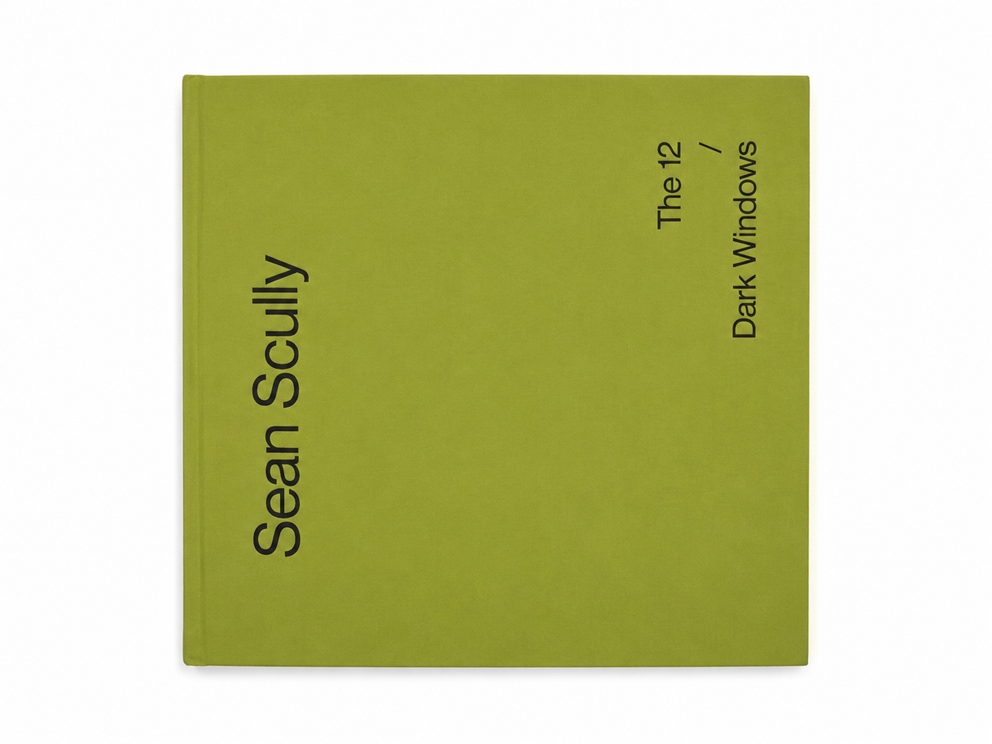 Libro de arte de tapa dura sobre la serie The 12 Dark Windows de Sean Scully.