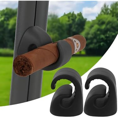 Soporte para cigarro con clip para automóvil color negro, paquete de 2 piezas.