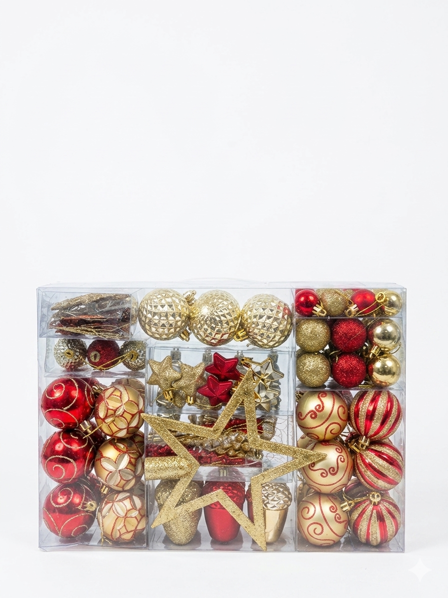 Set de Esferas Navideñas Decorativas