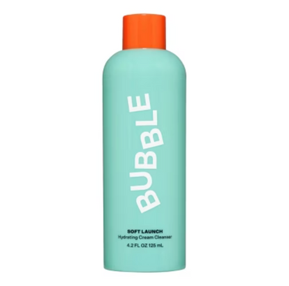 bubble soft launch hydrating cream cleanser 120ml