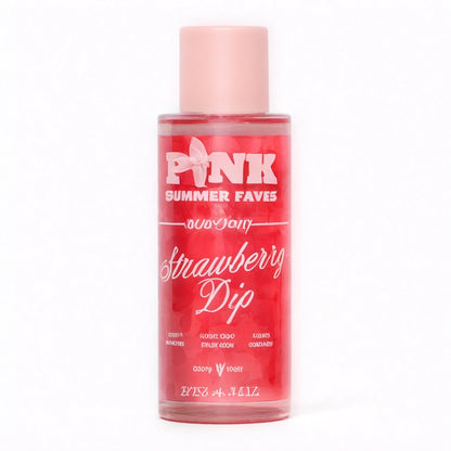 Bruma corporal de 250 ml, diseñada para proporcionar una fragancia suave y refrescante a la piel.