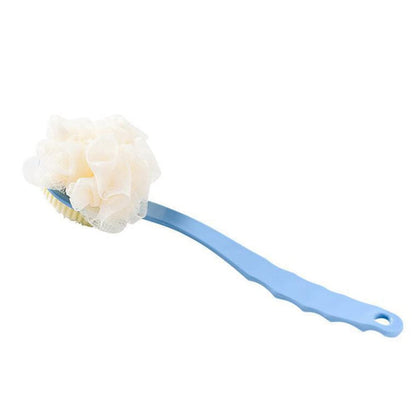Cepillo corporal de baño azul 2 en 1