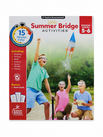 Libro de Actividades Educativas de Verano para Transición de 5.º a 6.º Grado. (ingles)
