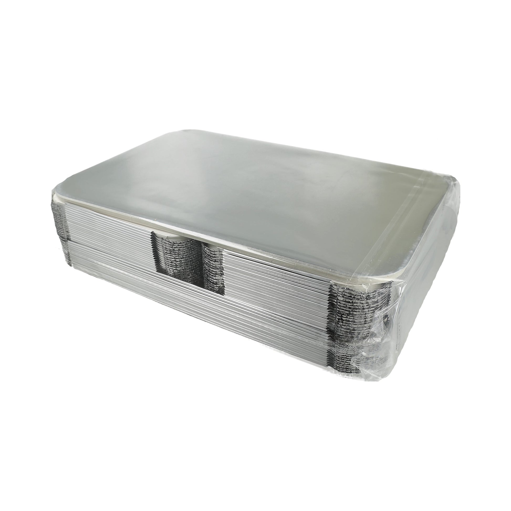 paquete de tapas de papel de aluminio diseñadas para sartenes o bandejas de aluminio