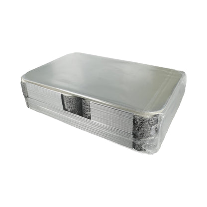 paquete de tapas de papel de aluminio diseñadas para sartenes o bandejas de aluminio