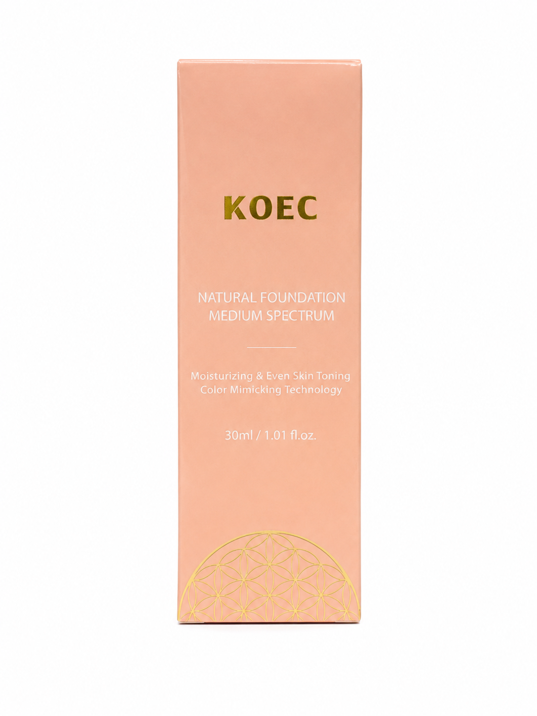 Base de maquillaje líquida hidratante de cobertura natural con tecnología de adaptación al tono de piel, 30 ml.