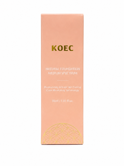 Base de maquillaje líquida hidratante de cobertura natural con tecnología de adaptación al tono de piel, 30 ml.