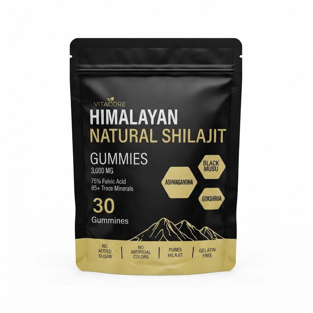 Gomitas de Shilajit Natural del Himalaya.