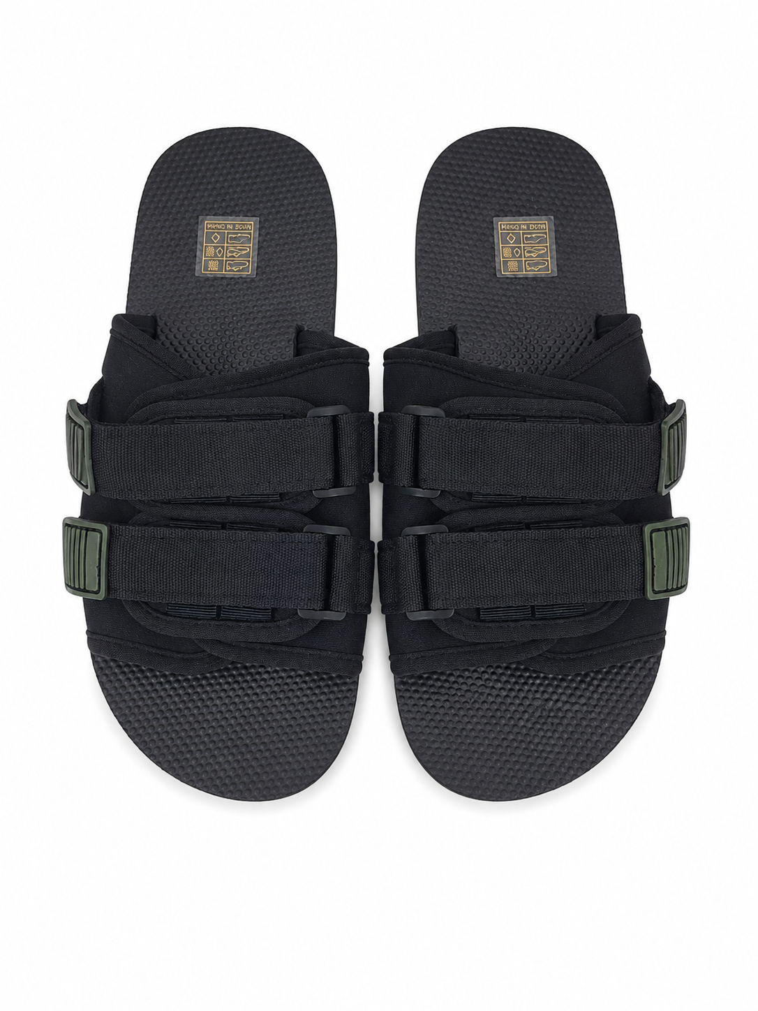 Sandalias deportivas unisex con doble correa ajustable y plantilla antideslizante, talla 35.5.