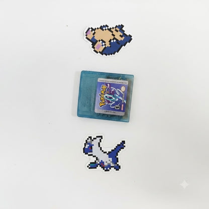 Cartucho de Pokémon Edición Cristal para Game Boy Color.