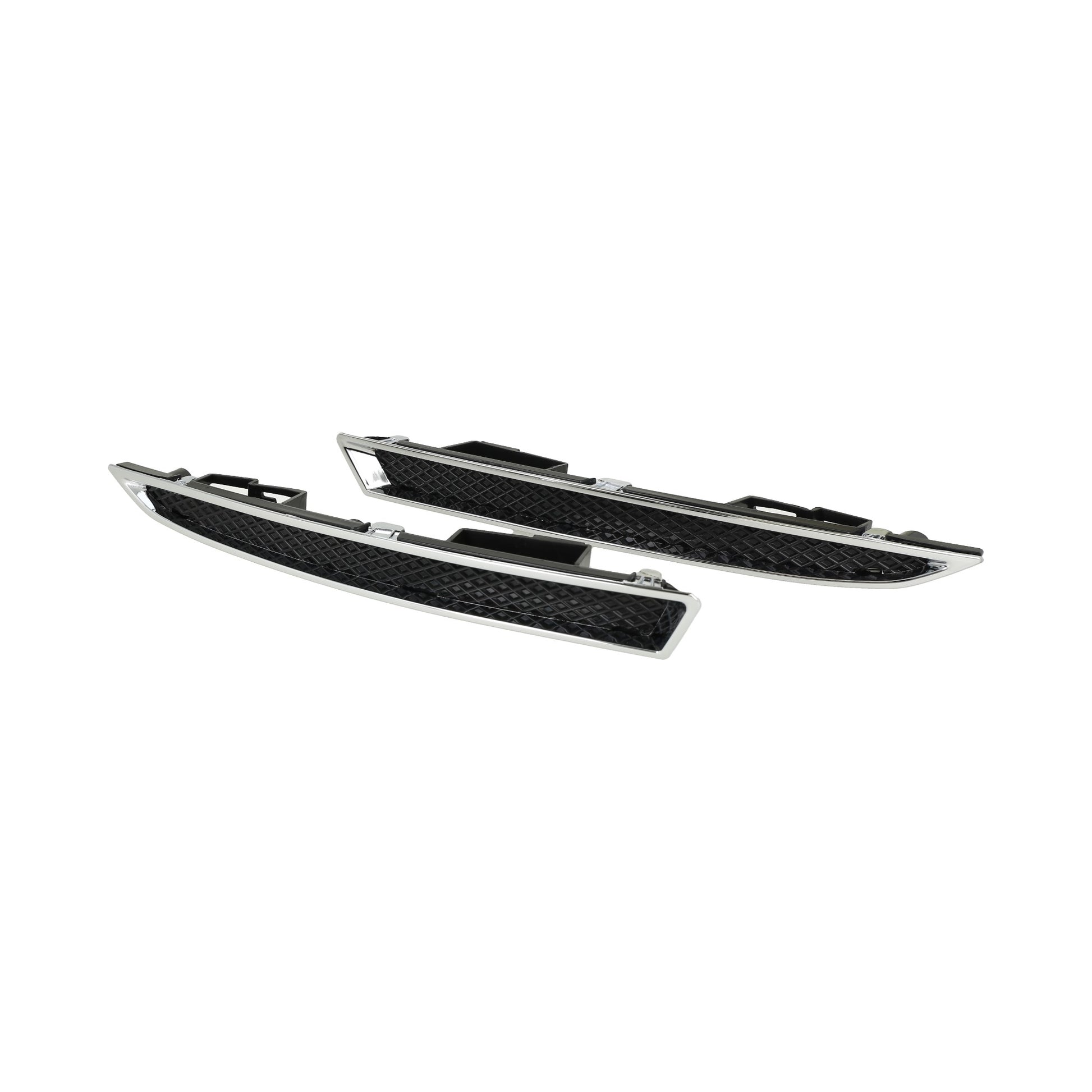 NewYall Par Cromo Faro Soporte Inferior Moldura Rejilla Moldura para Ford Escape 2013-2016 Delantero Izquierdo y Lado Derecho DV45-8228-AA DV45-8229-AA DV45-8229-AA