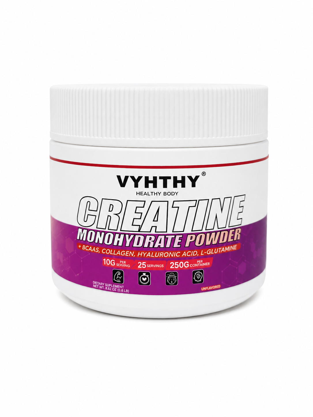 Creatina Monohidratada en Polvo 250 g.