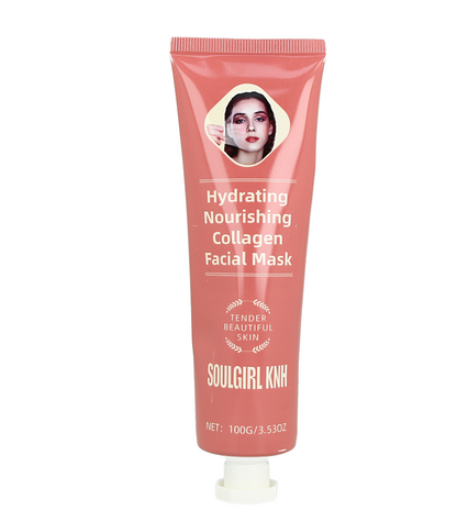 Mascarilla facialvde colágeno hidratante y nutritiva en formato tubo de 100g