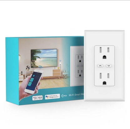 Tomacorriente de pared inteligente Wi-Fi, modelo WO1,V