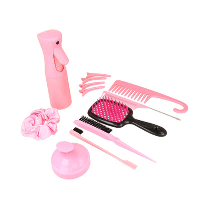 Kit de utensilios para el pelo, kit de belleza completo