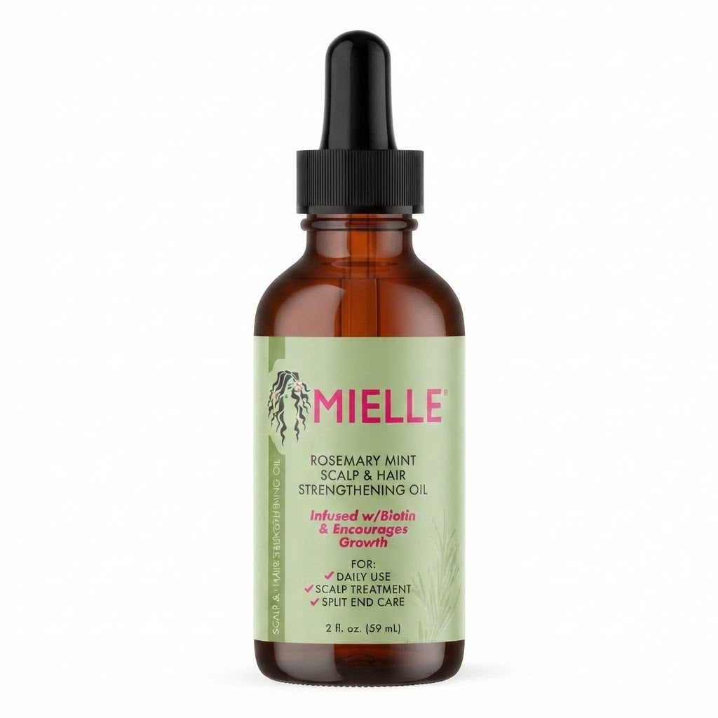 Aceite Fortalecedor de Cuero Cabelludo y Cabello de Romero y Menta.