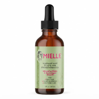 Aceite Fortalecedor de Cuero Cabelludo y Cabello de Romero y Menta.