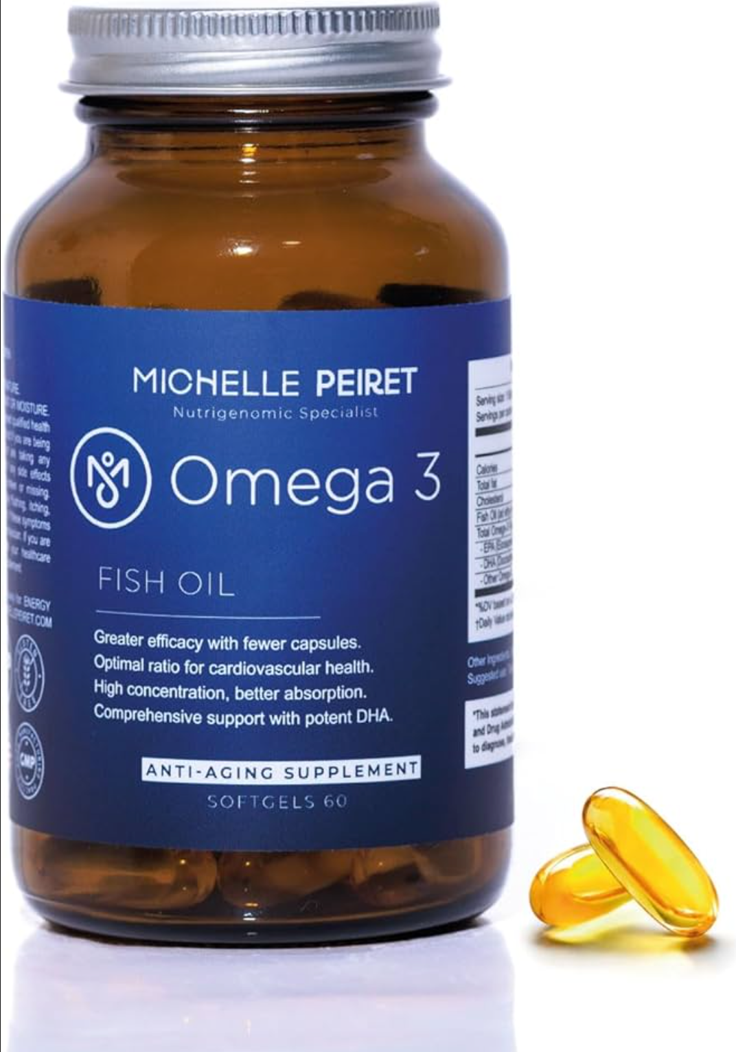 Michelle Peiret Omega 3 Fish Oil | Fish Oil Capsules| Fish Oil 1000mg
