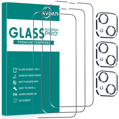 Protector de pantalla de vidrio templado para iphone 16 plus