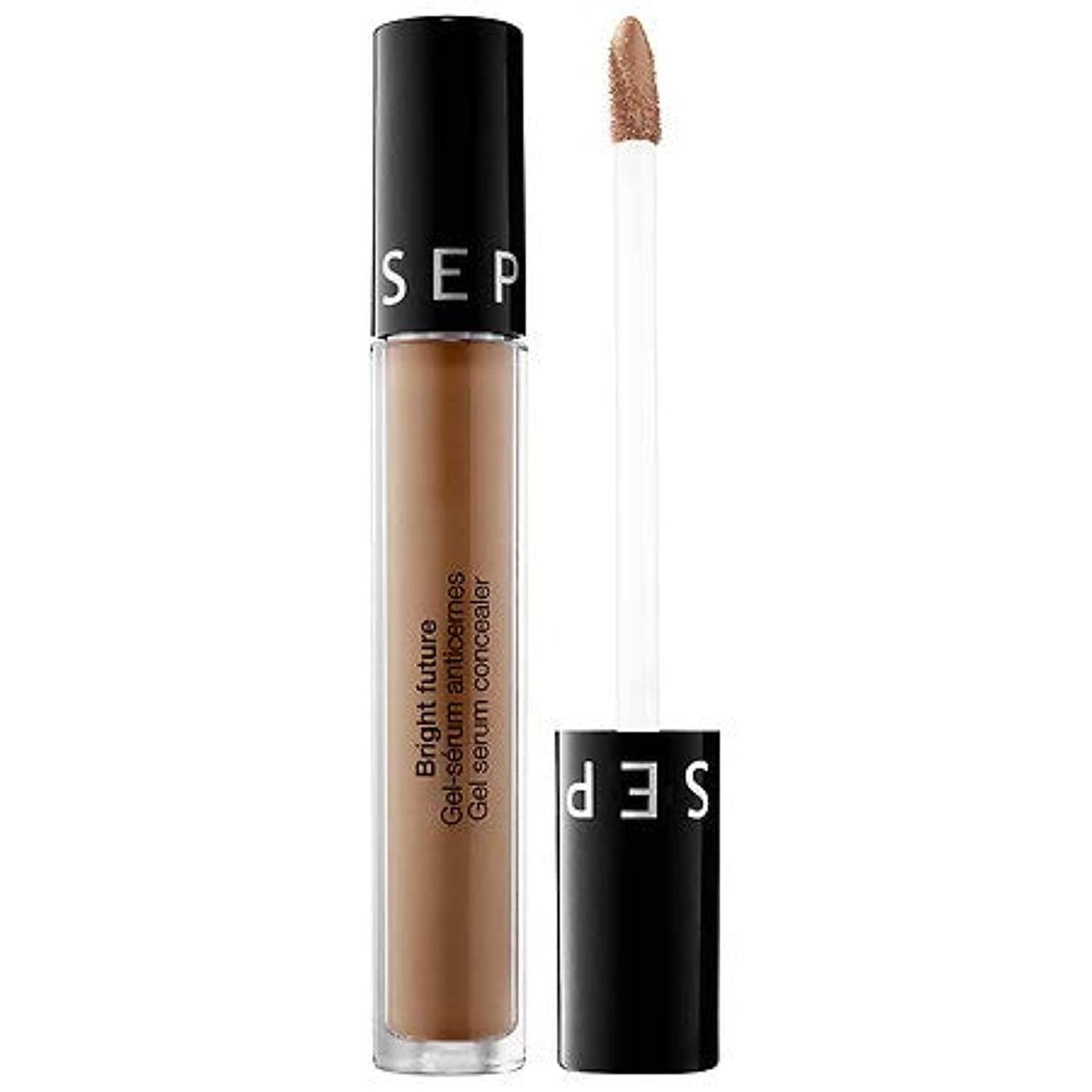 Gel Serum Concealer en un tono marrón.