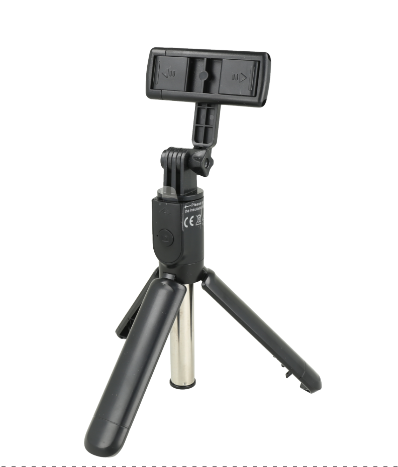 Selfie stick tripode para smarthpones, negro.