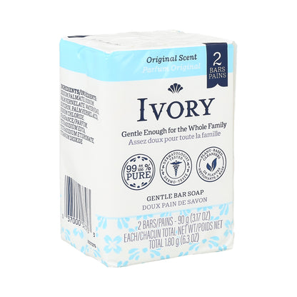 Jabón en Barra Ivory Gentle con aroma original
