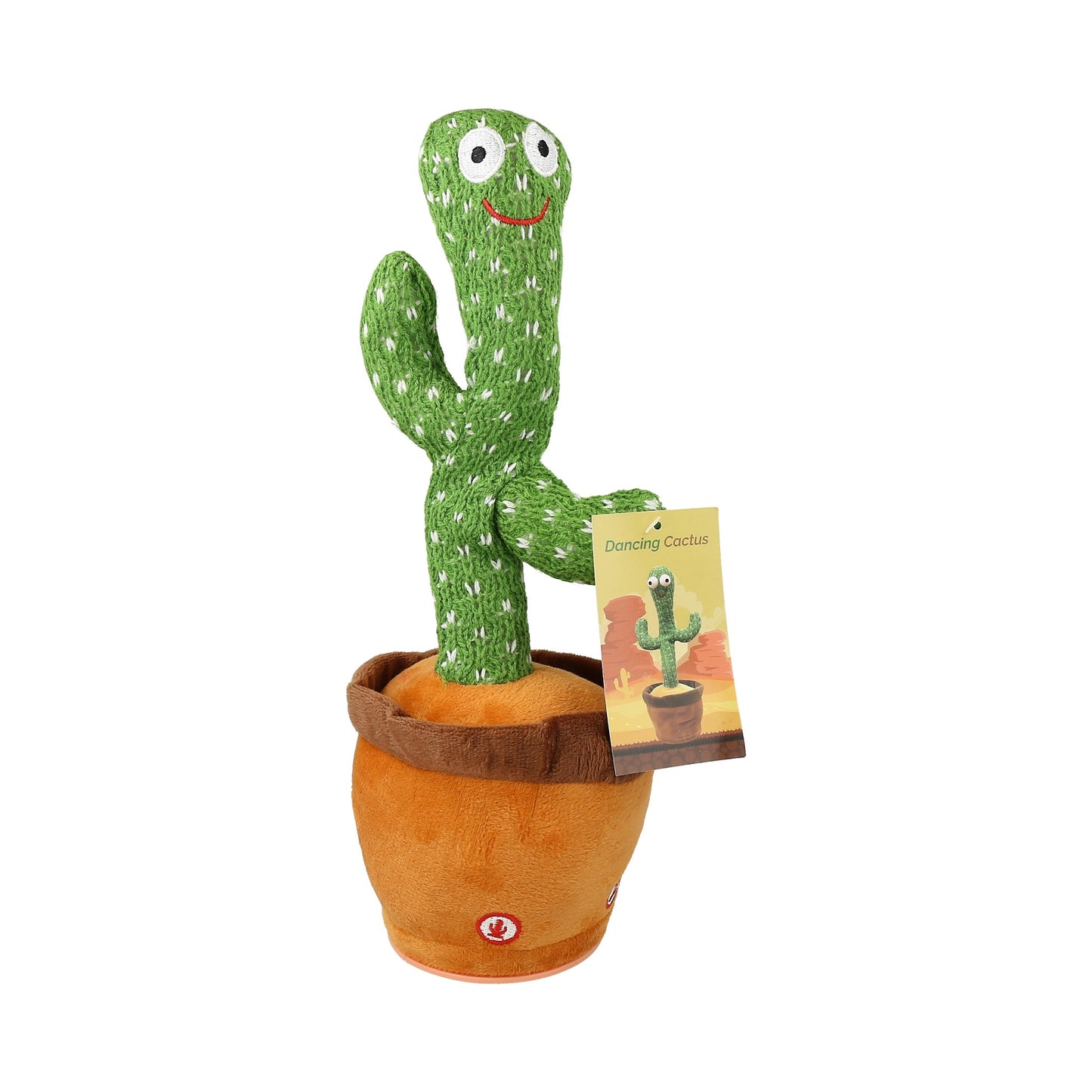 juguete de peluche de cactus bailarín interactivo.