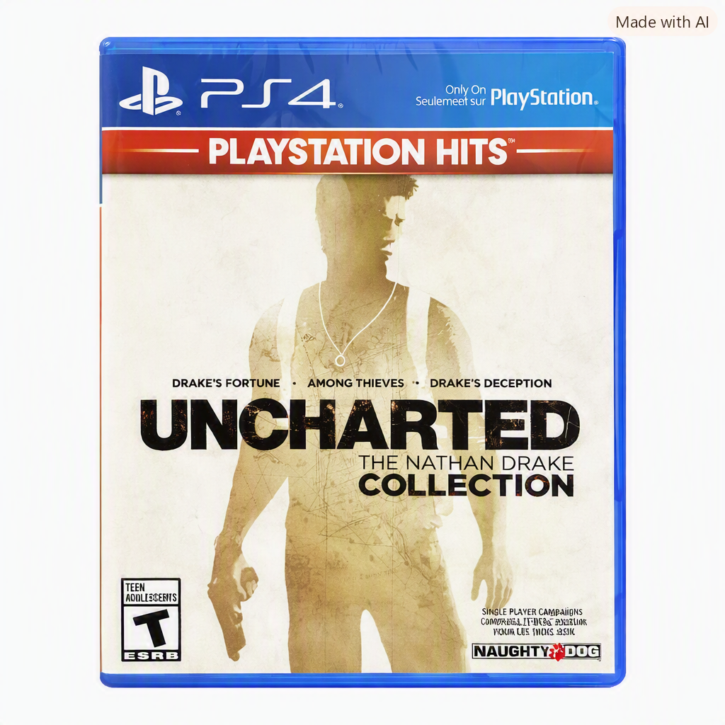 The Nathan Drake Collection para PlayStation 4, versión física y sellada tiene los  tres primeros juegos: Drake's Fortune.
