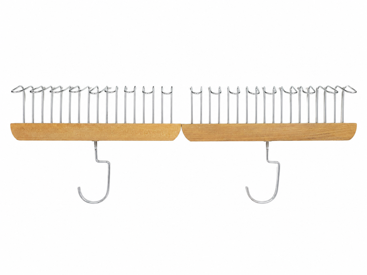 Estantes de pared minimalistas en madera.