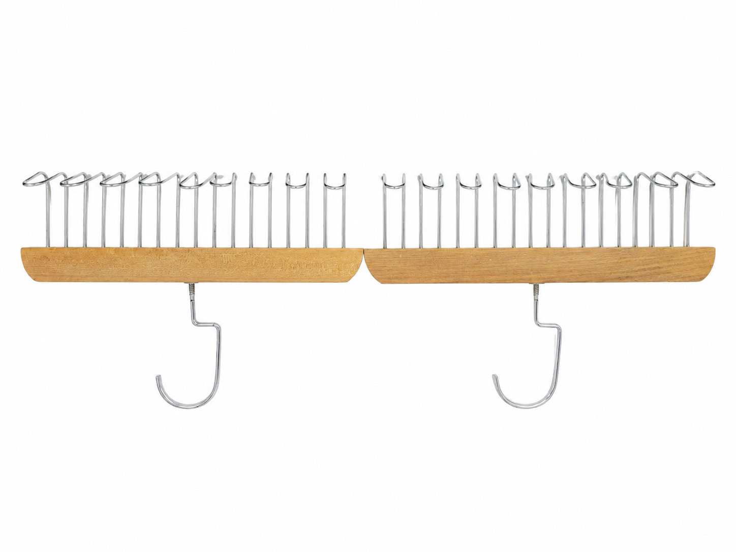 Estantes de pared minimalistas en madera.
