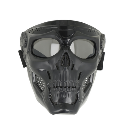 Máscara de calavera táctica de cara completa para airsoft y paintball