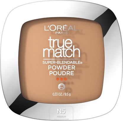 Polvo compacto microfino diseñado para igualar con precisión el tono y la textura de la piel, en el tono N5 Medium Neutra.