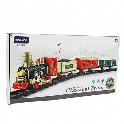 Este es un juego de tren eléctrico clásico para niños.