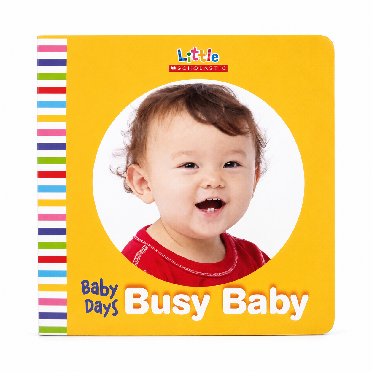 Libro infantil de cartón Busy Baby para bebés y primera infancia.