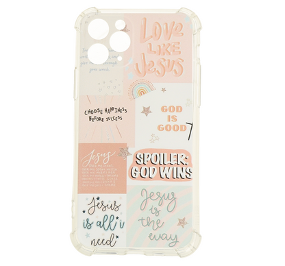 Case para iPhone 11 Pro estilo collage de info Jesus.