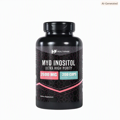 Suplemento dietético de Myo Inositol, diseñado para el apoyo hormonal y ovárico.