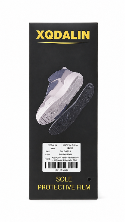 Película protectora transparente para suela de zapatos, juego de 4 piezas.