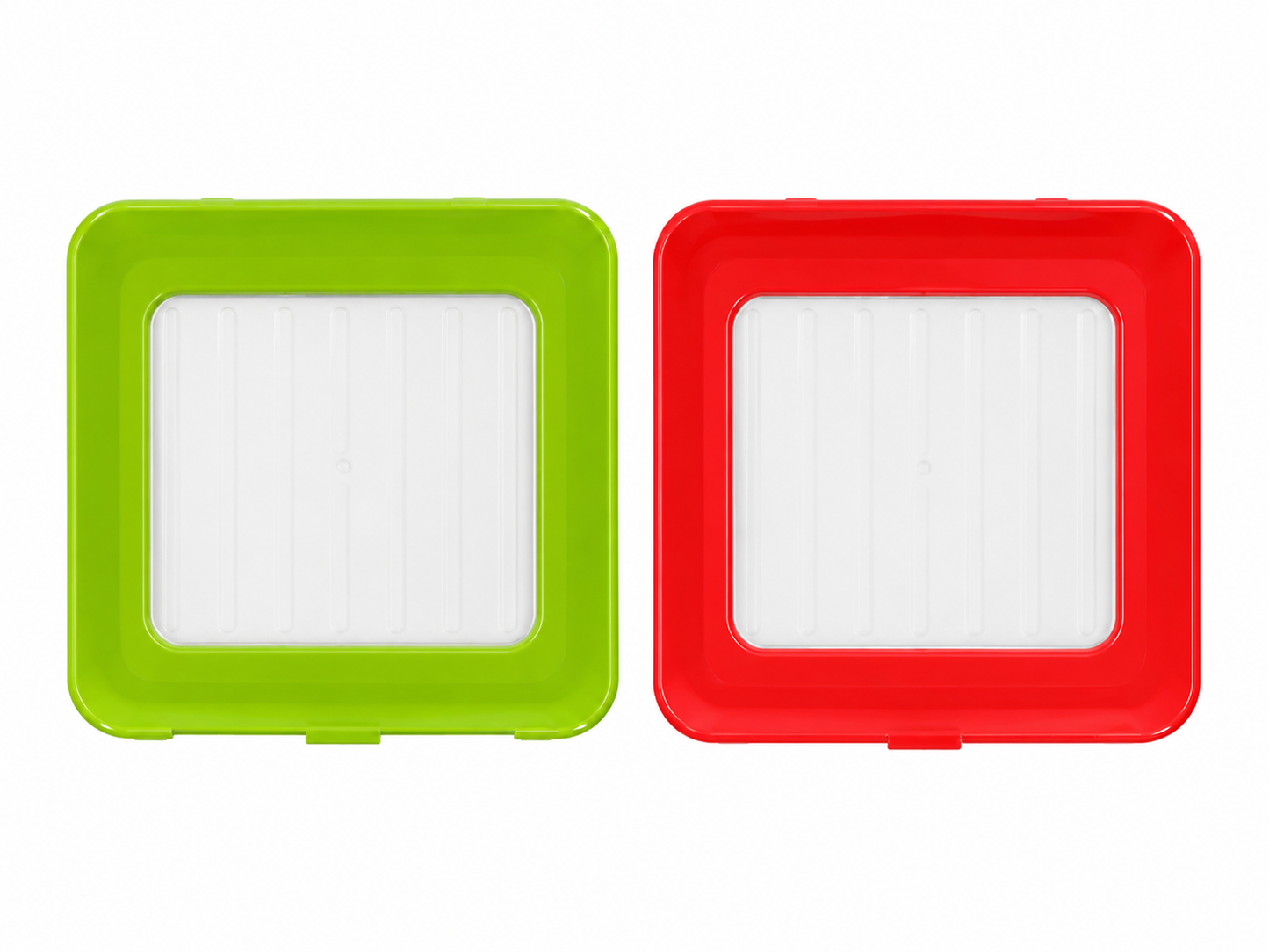 Juego de Bandejas Rectangulares para Arena de Mascotas.