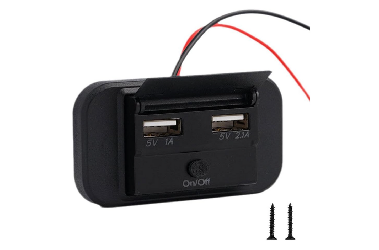Adaptador de enchufe de cargador dual USB Qc3.0 para coches
