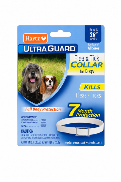 Collar Antipulgas y Garrapatas para Perros con Protección de Hasta 7 Meses.