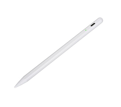 Lápiz óptico digital blanco recargable para pantalla táctil.
