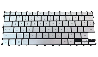 Teclado de repuesto para laptop Samsung, compatible con Samsung Galaxy Book NP950 o similares, con distribución en inglés.