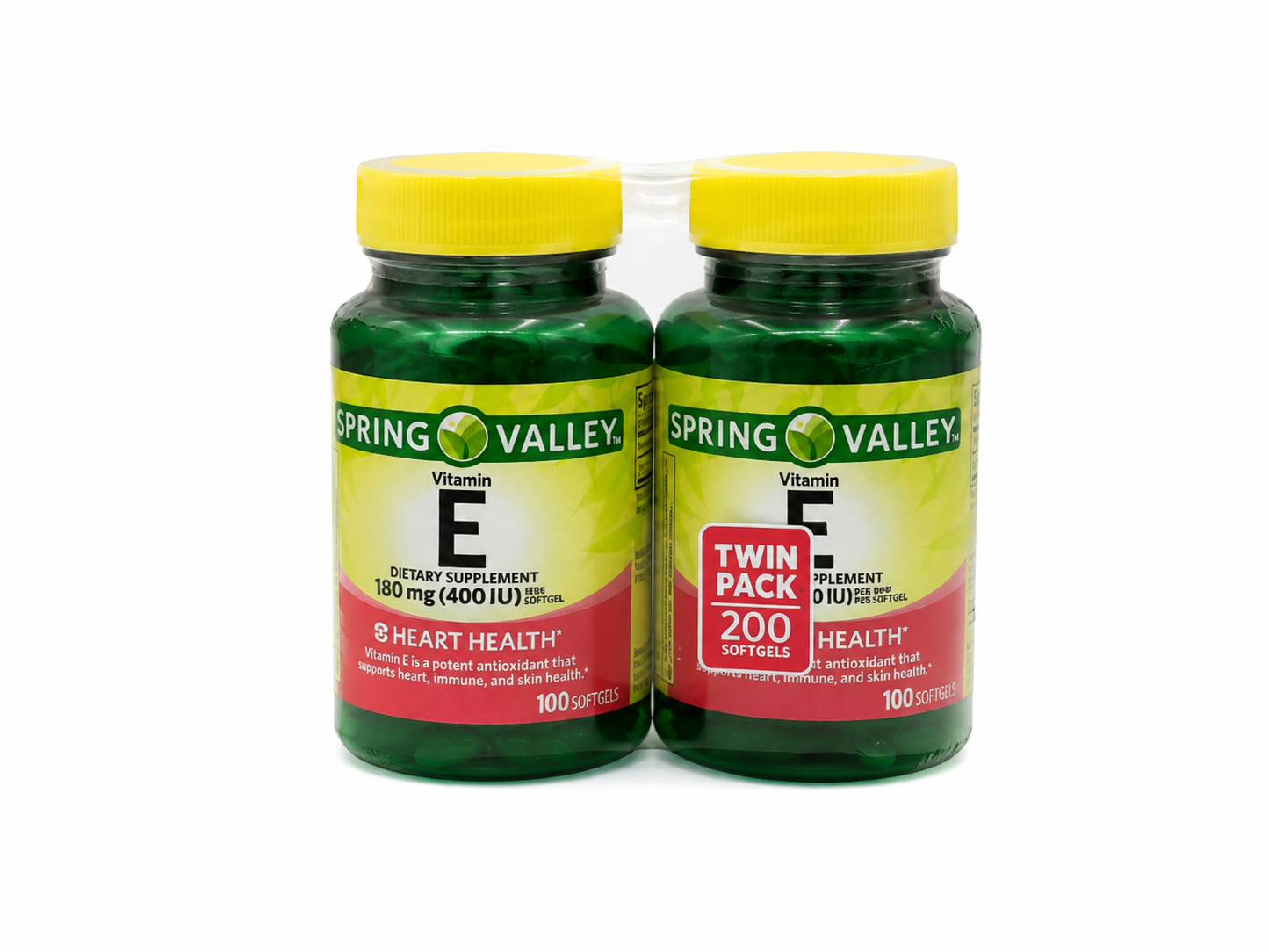 Suplemento de Vitamina E 400 IU en Cápsulas Blandas.
