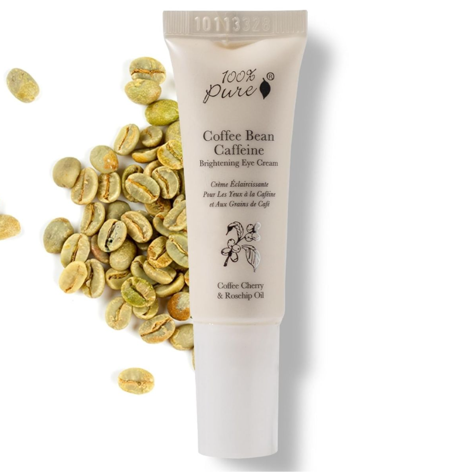 100% Pure Organic Coffee Bean Caffeine Eye Cream 1 oz