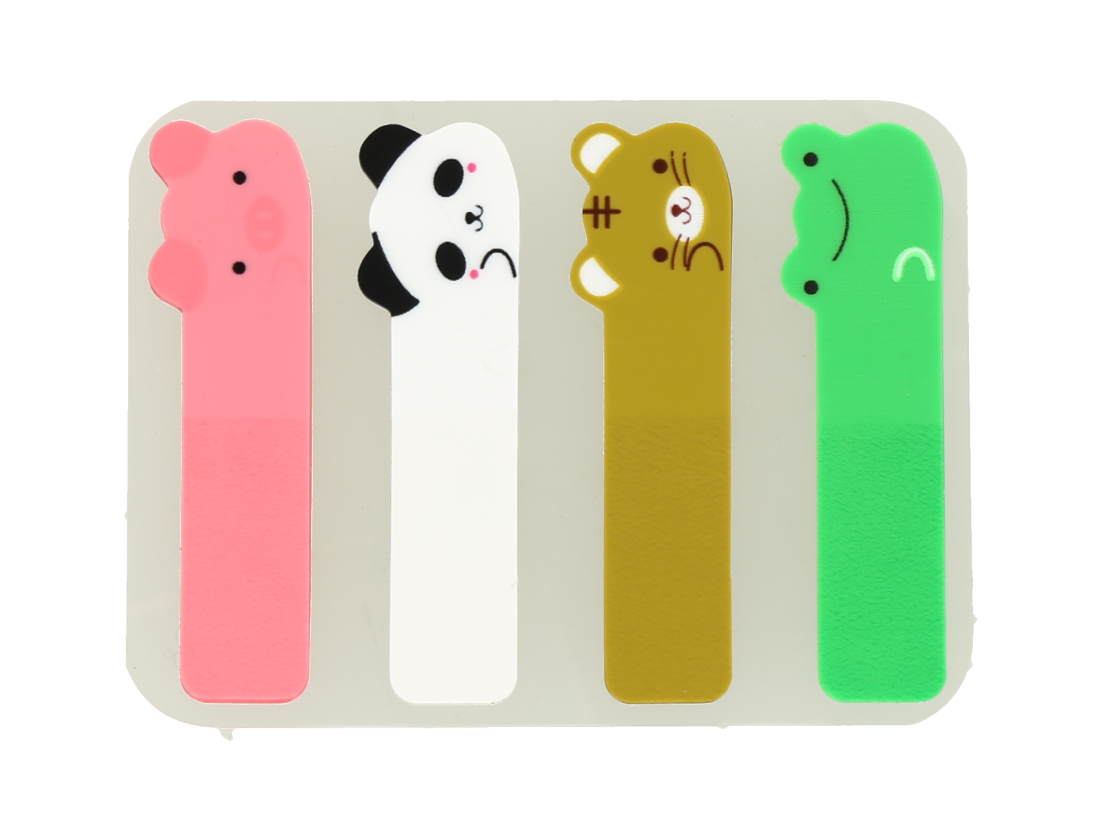Notas adhesivas con forma de animales