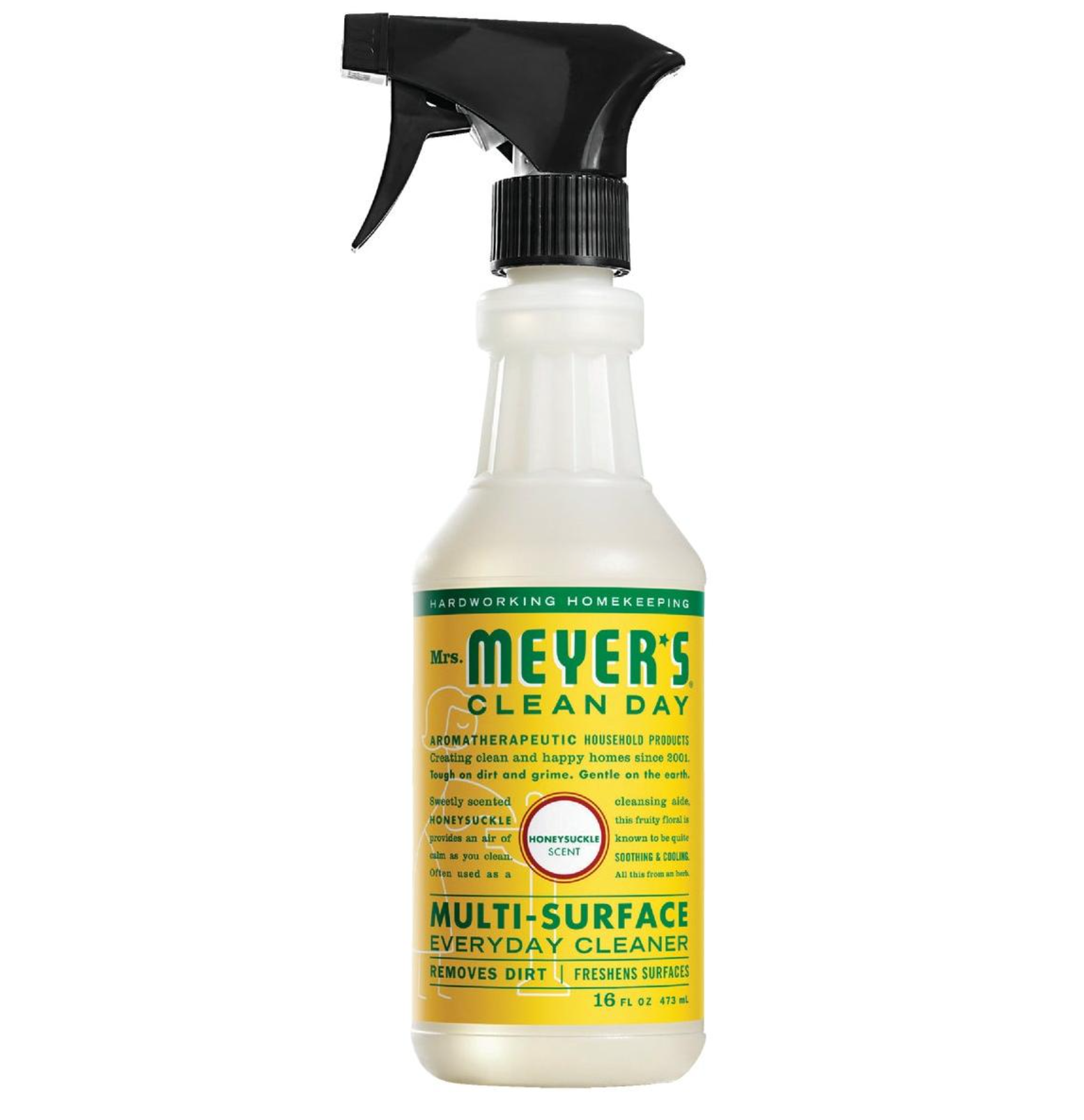 Limpiador multiusos de uso diario con aroma a madreselva de Mrs. Meyer's Clean Day - 473 ml