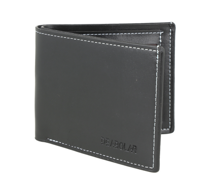 Billetera plegable negra