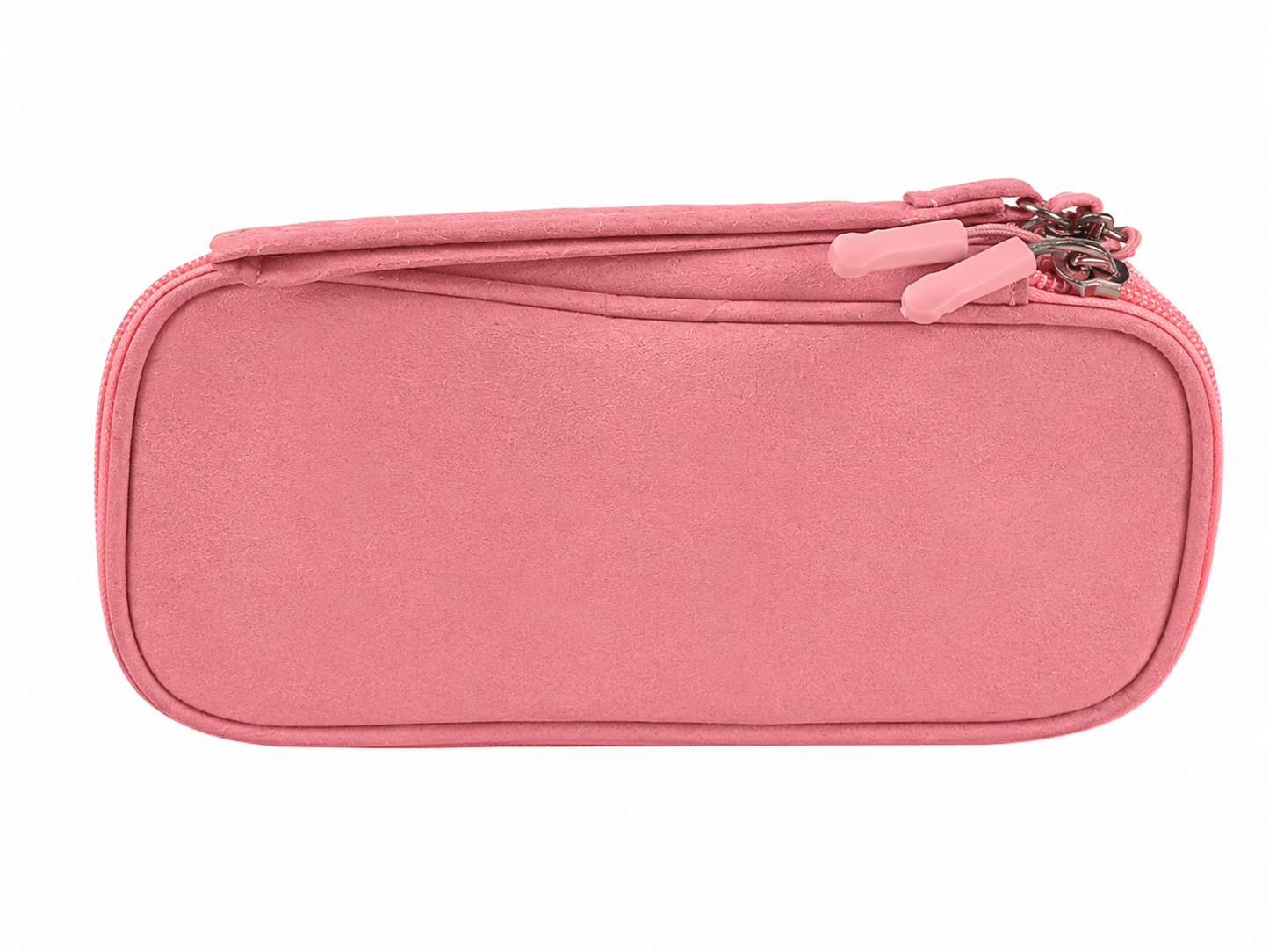 Estuche Organizador Multifuncional con Cierre Doble Color Rosa.