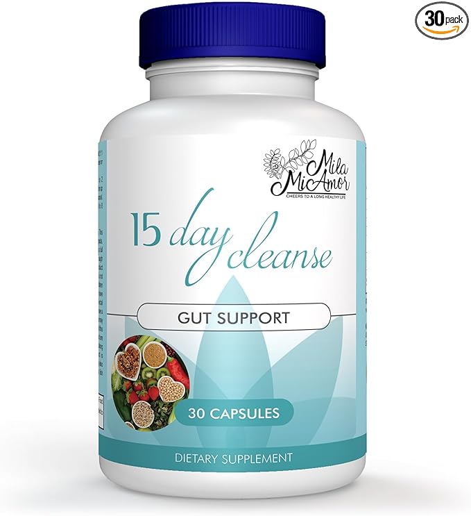 Desintoxicación Avanzada de Limpieza Intestinal para Mujeres y Hombres con Senna, Cascara Sagrada y Cáscara de Psyllium - Sin OGM.
